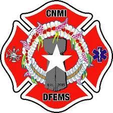 CNMI Department of Fire & Emergency Medical Services Logo