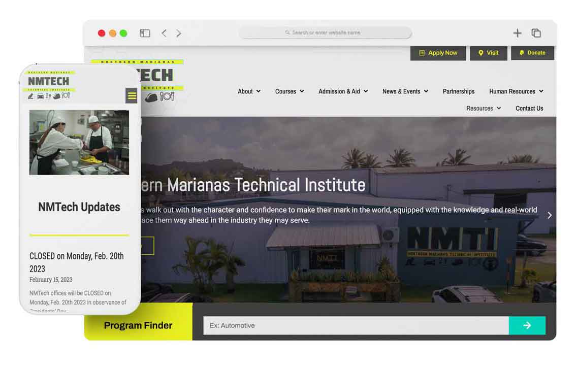 Web Design & Development Mockup