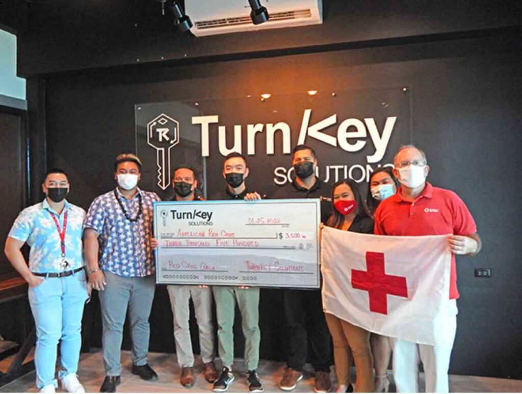 TurnKey Solutions donates to Red Cross
